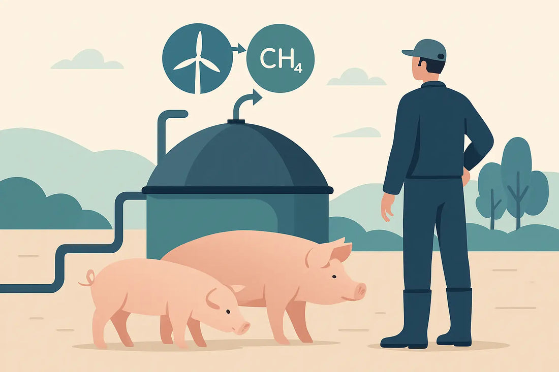 Biodigestores para estiércol de cerdos: guía real