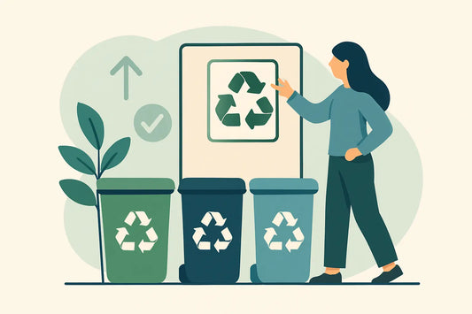 Señalización para puntos de reciclaje que funciona