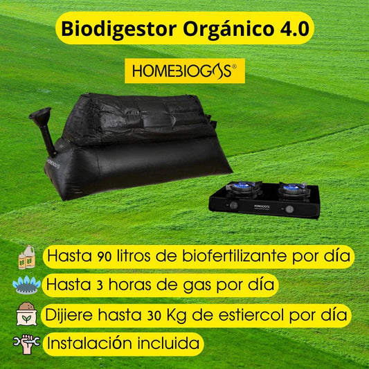 HomeBioGas 4.0 - Biodigestor Organico
